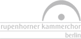 Logo rupenhorner kammerchor